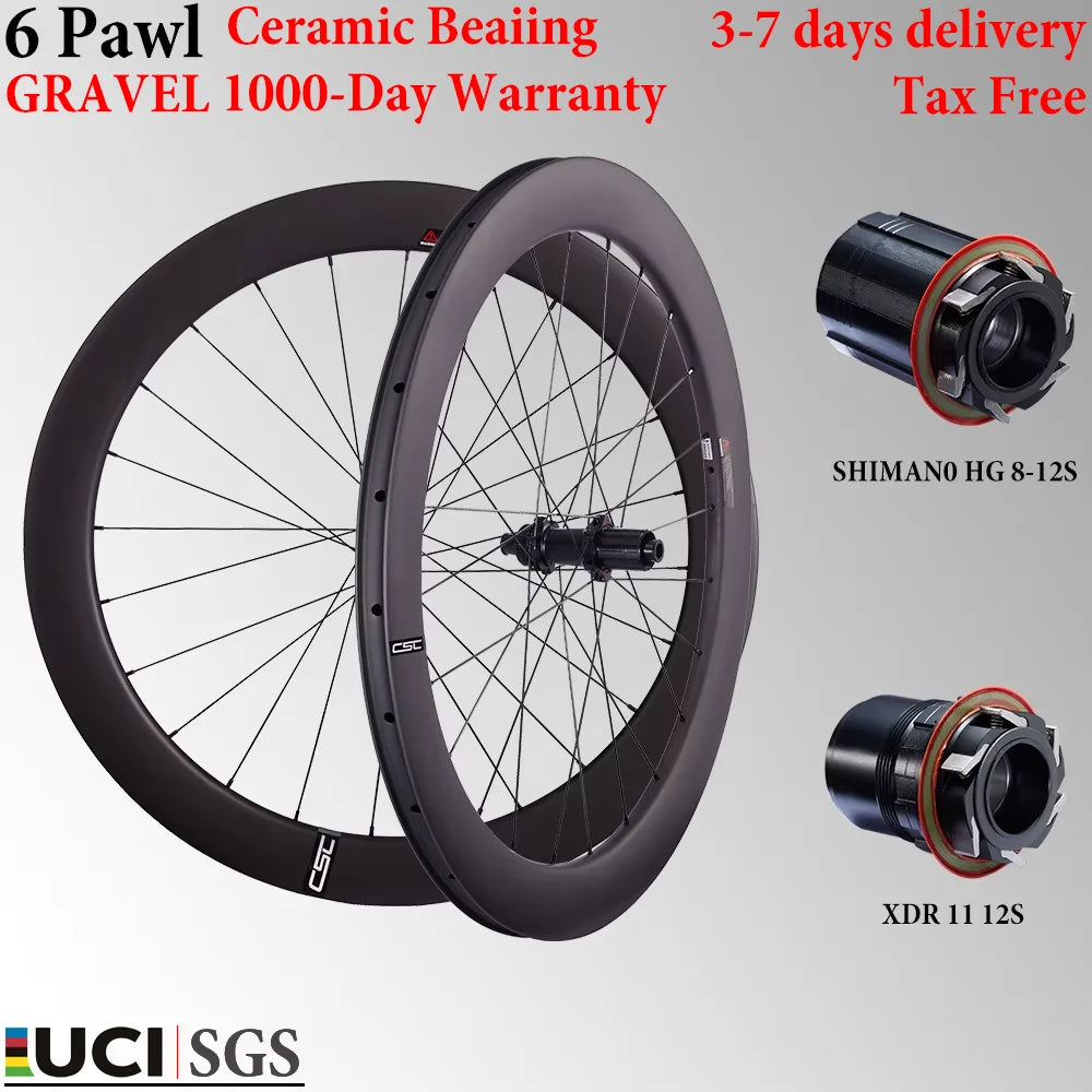 Roues carbone CSC 700C